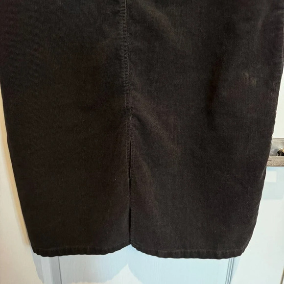 Cherokee Corduroy Maxi Skirt Size 18 Black Whimsigoth Goth Witchy Y2K 90s Grunge - Picture 6 of 13